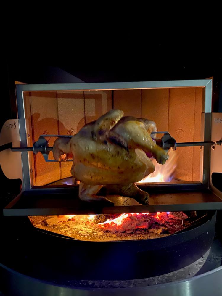 HERMAPRO electric rotisserie for chicken, roast Vario 70